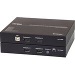 ATEN CE924, USB, Двойдной DisplayPort, КВМ-удлинитель с поддержкой HDBaseT™ 2.0 (4K@100 м)/ATEN