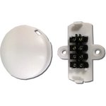 УК-2П с винтовым клеммником на 6 контактов, евродизайн (белый),Коробка коммутационная