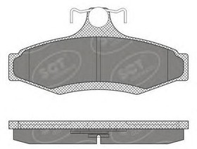 sp653, колод. торм.перед. DAEWOO NUBIRA 97-/SSANG MUSSO 96-/KORANDO 97-