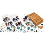 AKX00002, Образовательный комплект, Arduino CTC 101, модульная программа STEAM, 25+ проектов, полная версия