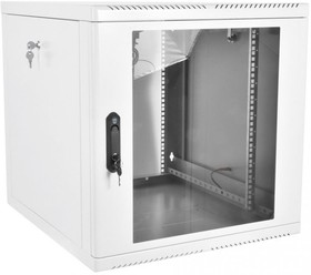 Фото 1/10 Шкаф телекоммуникационный настенный разборный 9U (600 × 520), съемные стенки, дверь стекло