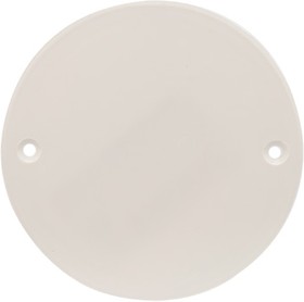 28-3049, Крышка для установочных коробок (подрозетника) белая ø 74 мм