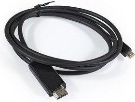 Фото 1/2 Exegate EX284918RUS Кабель miniDisplayPort-HDMI ExeGate EX-CC-mDP-HDMI-1.8 (mini20M/19M, 1,8м)