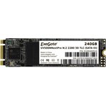 EX280465RUS, Накопитель SSD M.2 2280 240GB ExeGate NextPro UV500TS240 (SATA-III, 22x80mm, 3D TLC)