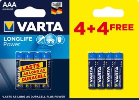 AAA4+4 VARTA RS, Alkaline AAA Battery 1.5V