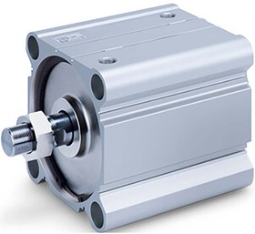 CDQ2B160-100DCZ, Pneumatic Compact Cylinder - 160mm Bore, 100mm Stroke, CQ2 Series, Double Acting