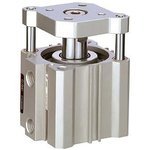 CDQMB32TF-75, Pneumatic Compact Cylinder - 32mm Bore, 75mm Stroke, CQM Series ...