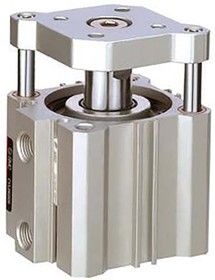 CDQMB16-25, Pneumatic Compact Cylinder - 16mm Bore, 25mm Stroke, CQM Series, Double Acting