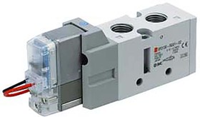 VF3133-5YOD1-02F, 5/2 Pneumatic Solenoid/Pilot-Operated Control Valve - Solenoid/Pilot G 1/4 VF3000 Series