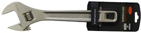 RF649250, Ключ разводной Profi CRV 10''-250мм (захват 0-30мм), на пластиковом держателе
