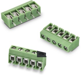 Фото 1/3 691137710008, WR-TBL Series PCB Terminal Block, 8-Contact, 5mm Pitch, Through Hole Mount, 1-Row, Solder Termination