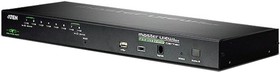 Фото 1/10 ATEN CS1708I, Переключатель электронный, 8 портов PS2/USB, доступ по IP