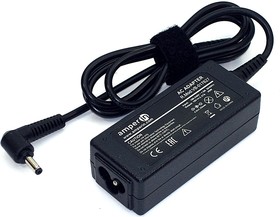 Фото 1/3 Блок питания (сетевой адаптер) Amperin AI-AS45 для ноутбуков Asus 19V 2.37A 45W 4.0x1.35 мм черный, с сетевым кабелем