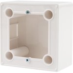 82-0256, Surface mounting box for wiring accessories, 43 mm deep, white