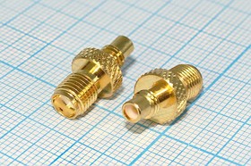 Фото 1/4 Переходник гнездо SMA - гнездо SMC , 9283 гн SMA-гн SMC
