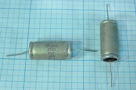 Конденсатор металлобумажный 0.1 мкФ, напряжение 1000 В, МБМ; Кбум 0,1 мкФ\1000\\10\\\\МБМ\