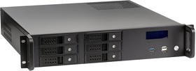 Фото 1/10 Серверный корпус Exegate Pro 2U480-HS06  RM 19", высота 2U, глубина 480, БП 700ADS, 6xHotSwap, USB