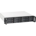 Серверный корпус ExeGate Pro 2U650-HS09  RM 19", высота 2U, глубина 650, БП 2U-400ADS, 9xHotSwap, 2*USB