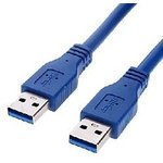 Кабель Gembird/Cablexpert Pro CCP-USB3-AMAM-1M, AM/AM, 1м, экран, синий