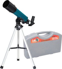 Фото 1/10 Телескоп Levenhuk LabZZ TK50 рефрактор d50 fl360мм 100x синий