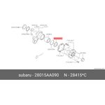 28015AA090, Сальник 50*65,3*8 SUBARU 28015-AA090