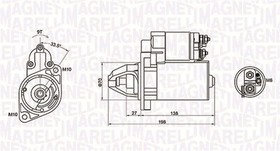 063721283010, Стартер MERCEDES-BENZ C