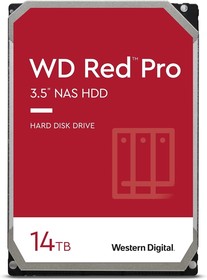 Фото 1/2 Жесткий диск WD Red Pro WD142KFGX, 14ТБ, HDD, SATA III, 3.5"