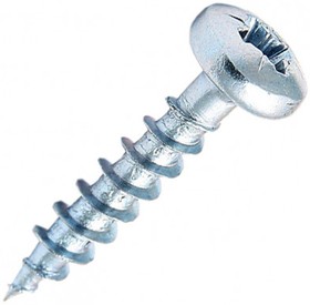 Саморез 3,5х25 DIN 7981 полукругл. гол. острый цинк (1000 шт/уп) Промрукав