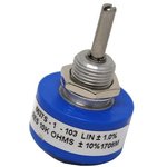 6637S-1-103, Precision Potentiometers 10K 10% Bushing Mnt