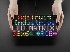 Фото 1/2 2278, Adafruit Accessories 64x32 RGB LED Matrix - 4mm pitch