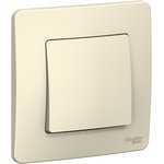 Systeme Electric Blanca внутр Молочный Выключатель 1-клавишный, 10А, 250B