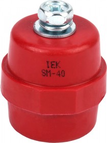 Фото 1/7 YIS11-40-12-B, Изолятор SM40 (М8) силовой с болтом ИЭК