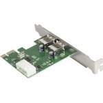 EX283718RUS, Контроллер ExeGate EXE-319 (PCI-E x1 v2.0, 2*USB3.0 ext. ...