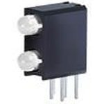 WP937MD/2EGW, LED Circuit Board Indicators 3mm 617/568nm Bi-lvl LED INDICATOR