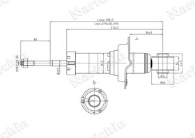 NAH1175, Амортизатор газ. зад. HO CR-V 02-,