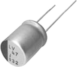 PLV1J270MDL1, Aluminum Organic Polymer Capacitors 27uF 63 Volts 20% AEC-Q200