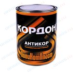 Антикор полимернобитумный Кордон 1кг ПолиКомПласт РТ180066