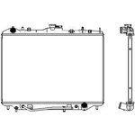 32411003 32411003SAK_радиатор системы охлаждения! АКПП,16мм\Isuzu Axiom 3.5i 01-04
