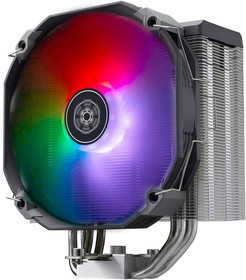 Фото 1/10 Вентилятор Silverstone G53ARV140ARGB20 High-performance 140mm CPU cooler with four ø6mm copper heat-pipes designed specific