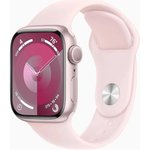Смарт-часы Apple Watch Series 9 A2978 41мм OLED корп.розовый Sport Band ...
