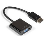 EX284910RUS, DisplayPort-VGA ExeGate Adapter Cable EX-DPM-VGAF-0.15 (20M/15F, 0.15m)