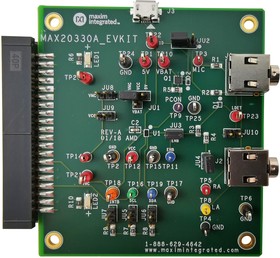 Фото 1/2 MAX20330AEVKIT#, Evaluation Board, MAX20330A ID Detector, Precision HV, Low Power