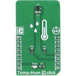 MIKROE-3331, Add-On Board, Temp&Hum 9 Click Board, SHTC3 Temperature/Humidity ...