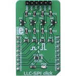 MIKROE-3298, Add-On Board, LLC-SPI Click Board, Logic Level Converter (LLC) ...
