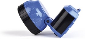 Фото 1/7 Аккумуляторный налобный фонарь 1ВТ + 8 LED Smartbuy, синий (SBF-25-B)/120