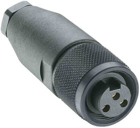 11209 RKC 30/9, Circular Connector, 3 Contacts, Cable Mount, 7/8 Connector, Socket, Female, IP67, RKC Series