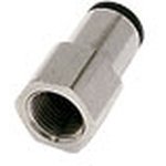 3114 14 17, LF3000 Series Straight Threaded Adaptor, G 3/8 Male to Push In 14 ...