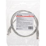 02-0100-1, Патч-корд U/UTP, CAT 5e, RJ45-RJ45, 26AWG, LSZH, серый, 1м