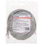 02-0290-5, Патч-корд U/UTP, CAT 6, RJ45-RJ45, 26AWG, LSZH, серый, 5м