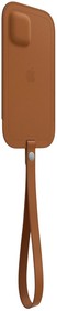 Фото 1/2 Чехол-конверт MagSafe для iPhone 12 mini iPhone 12 mini Leather Sleeve with MagSafe - Saddle Brown